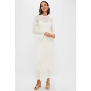 HYACINTH HOUSE Cream Knit Amanyara Maxi Dress Size S NWT Retail $178 Tuckernuck